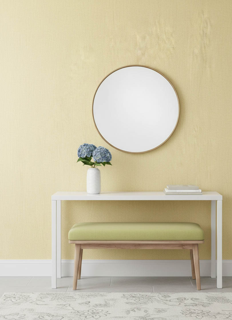 Sarı Desenli Duvar Kağıdı 711862