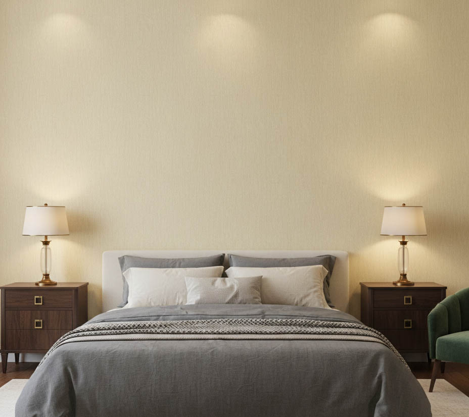 Sarı Desenli Duvar Kağıdı 711862