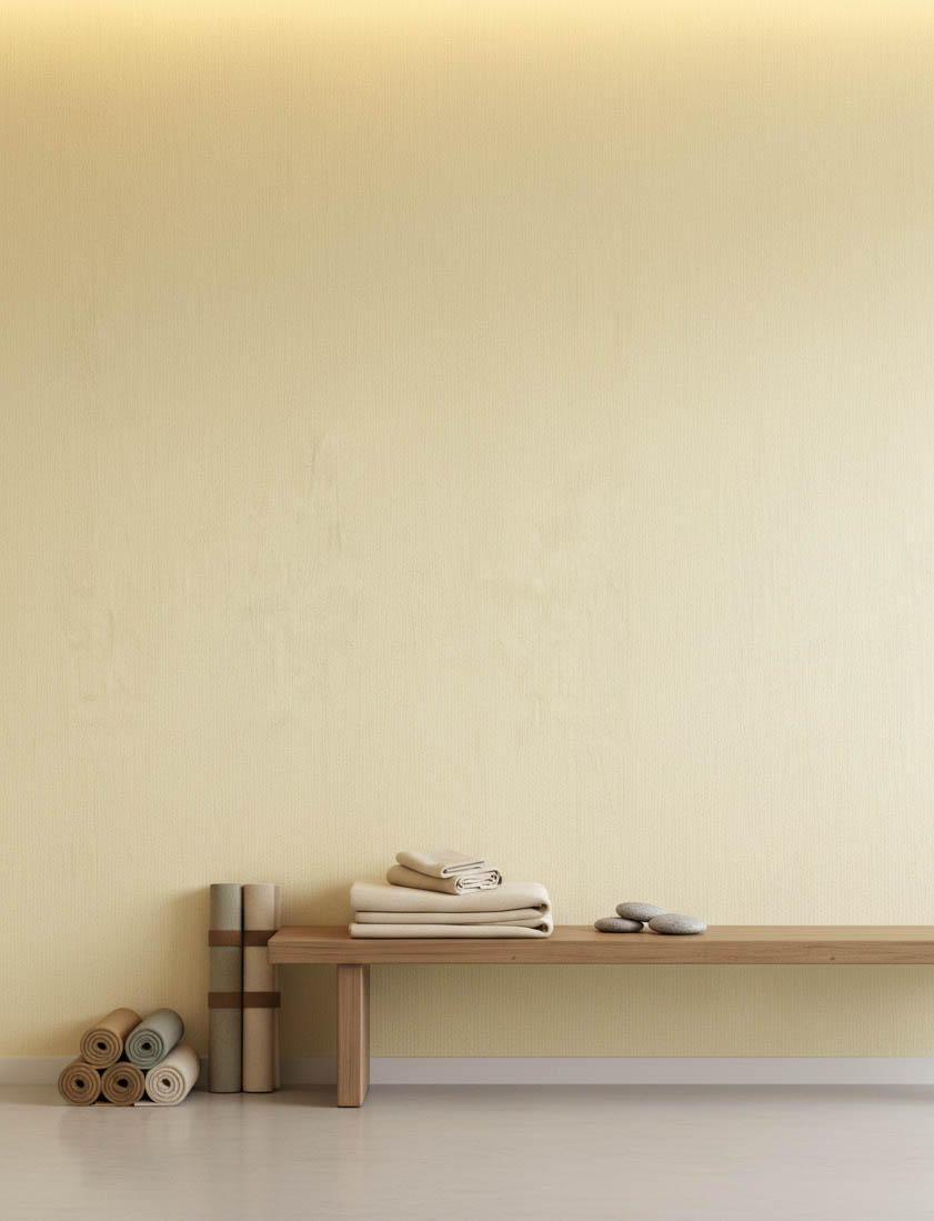 Sarı Desenli Duvar Kağıdı 711862