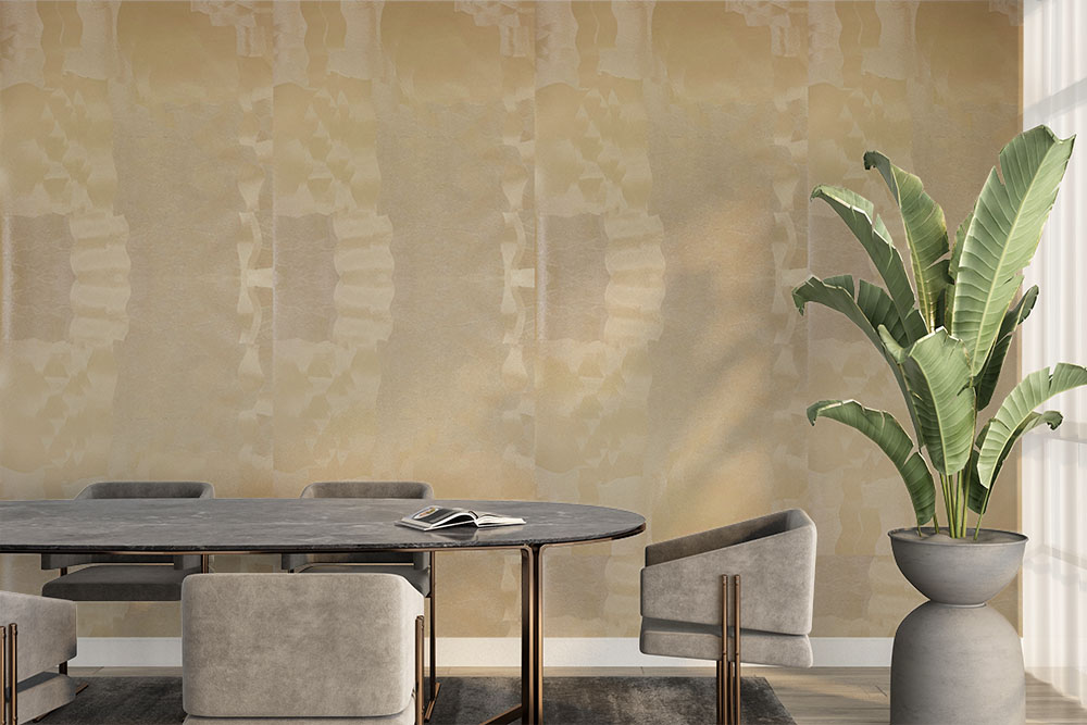 Sarı Parlak Model Duvar Kağıdı 669732