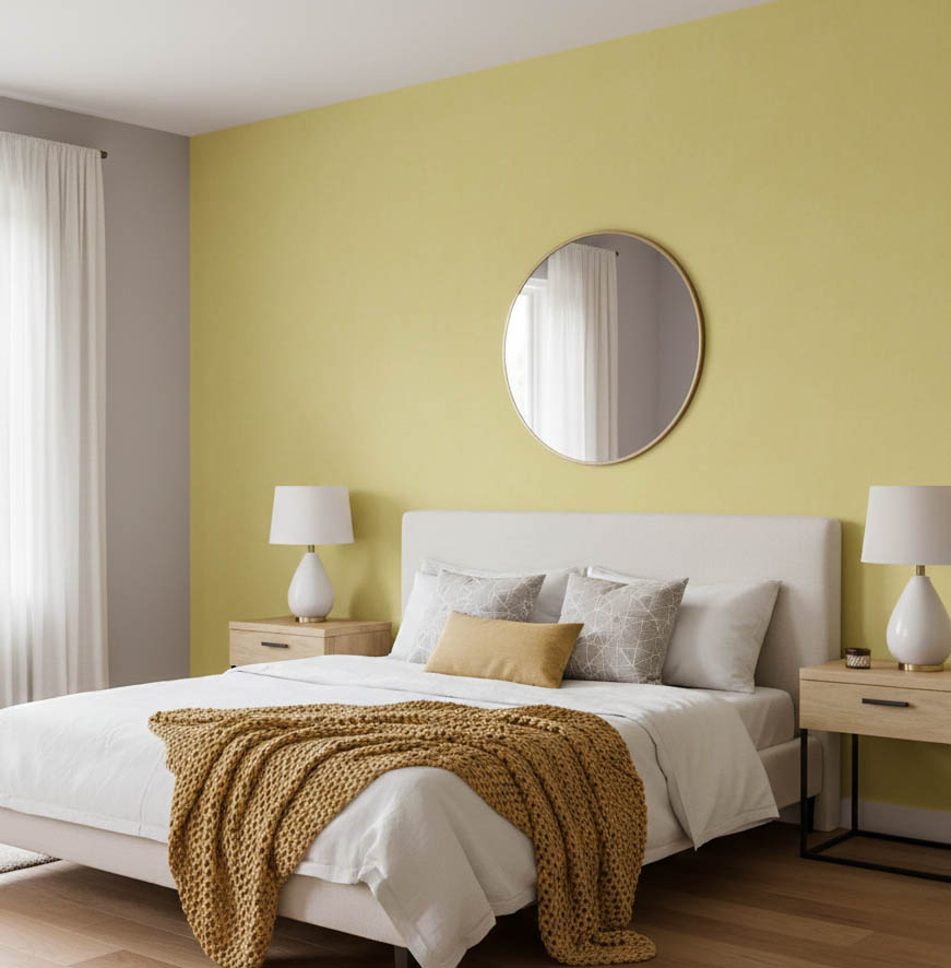 Sarı Ucuz Duvar Kağıdı 1372200