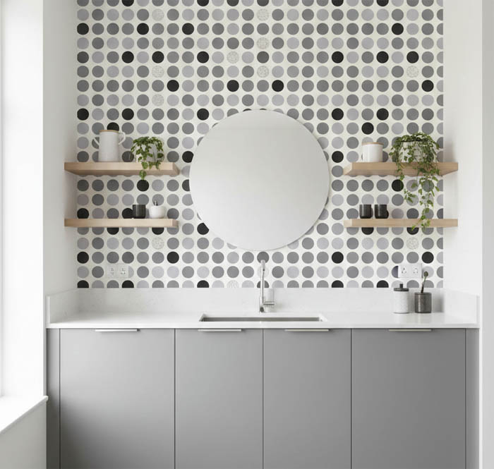 Siyah Gümüş Parlak Desenli Ucuz Duvar Kağıdı 69075412