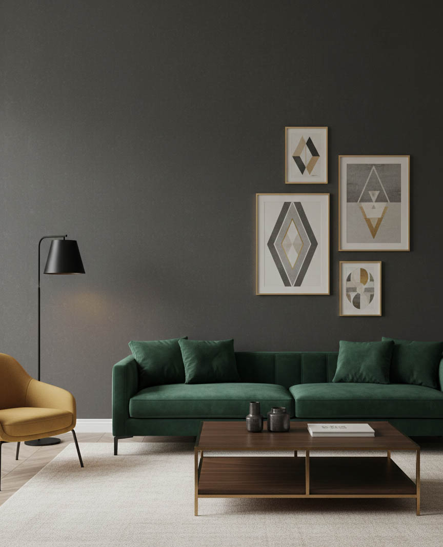 Siyah Ucuz Duvar Kağıdı 653A