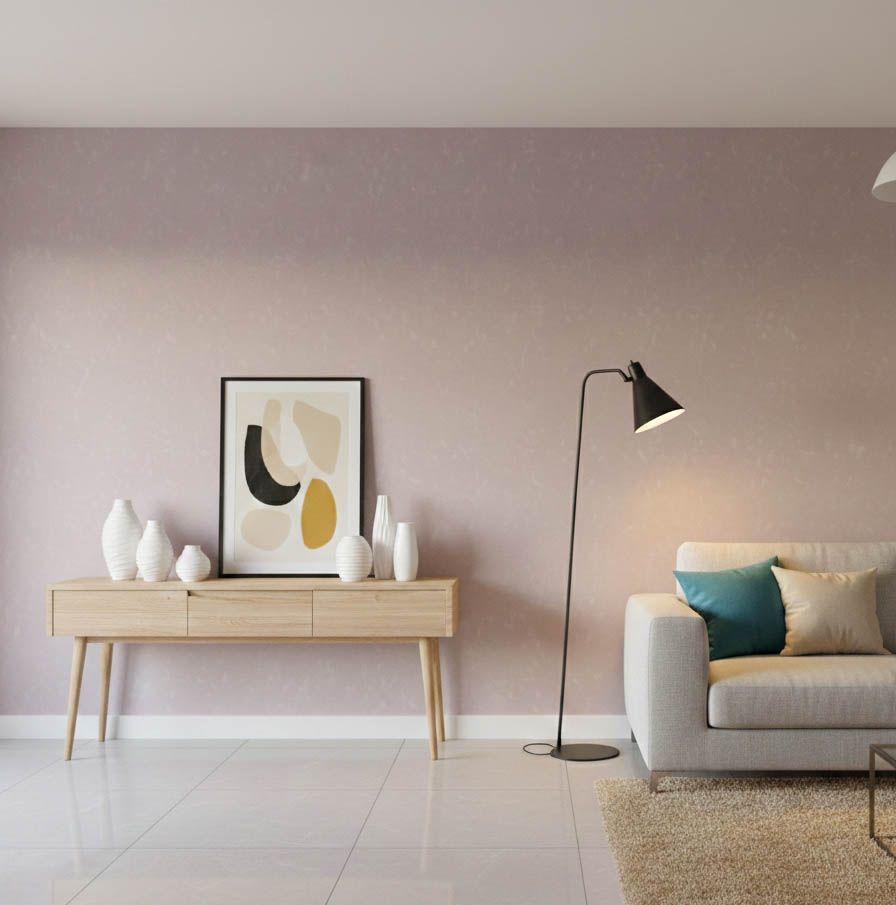 Soft Pembe Düz Dokulu Ucuz Duvar Kağıdı 55212