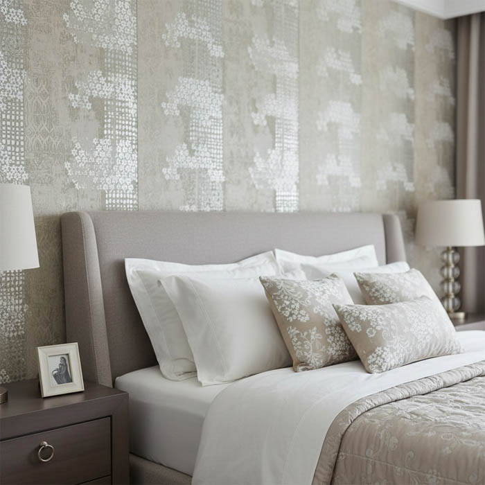 Soft Yeşil Desenli Duvar Kağıdı 112021