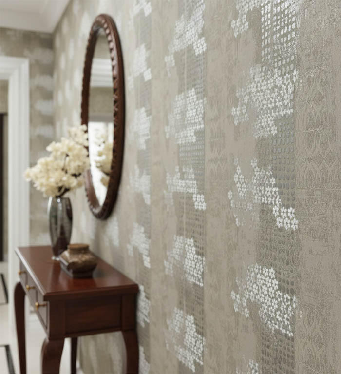 Soft Yeşil Desenli Duvar Kağıdı 112021