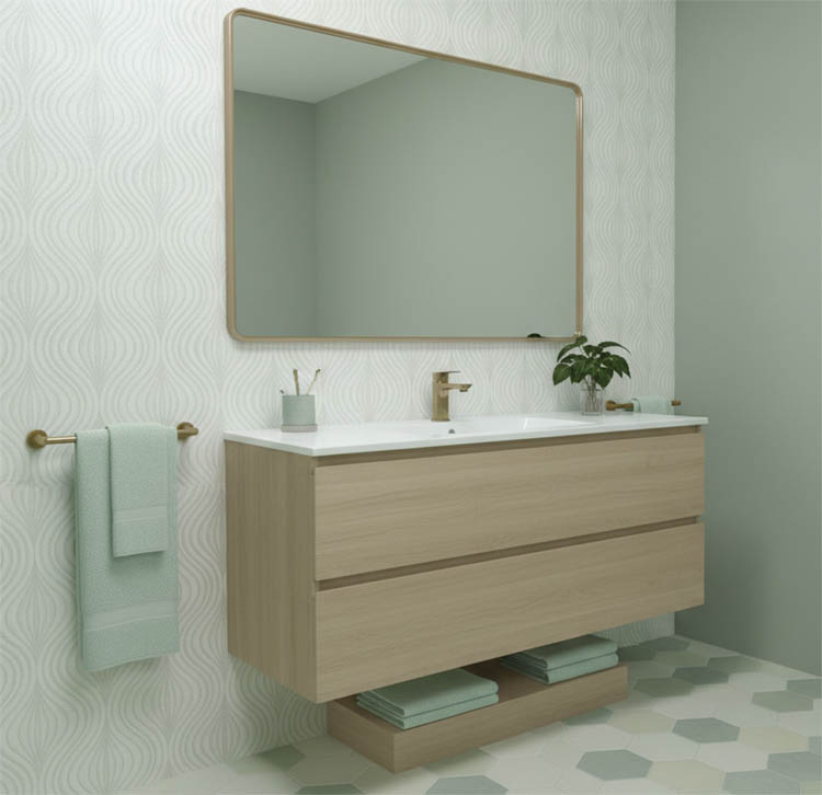 Soft Yeşil Kendinden Dokulu Desen Duvar Kağıdı 31496