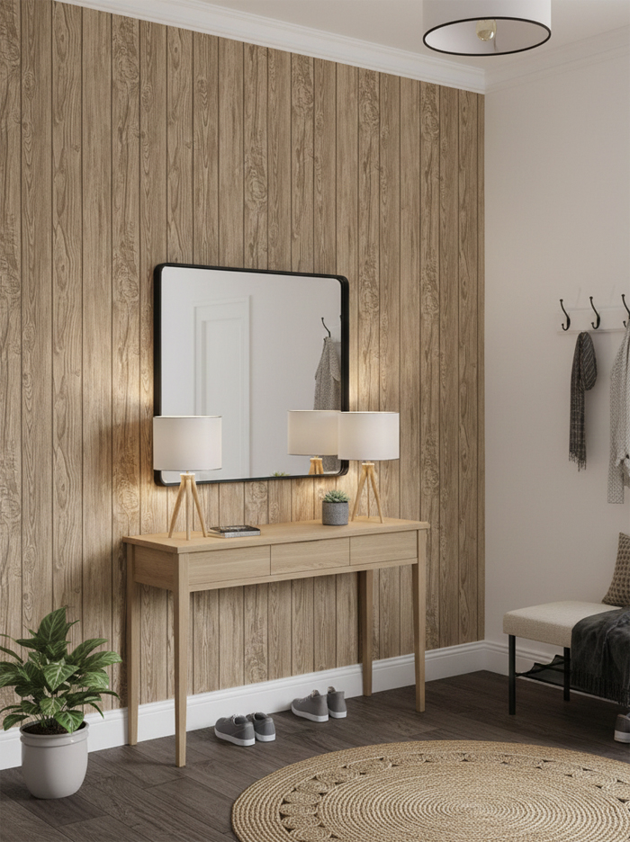 Tahta Ahşap Desen 16 M2 Duvar Kağıdı 390982