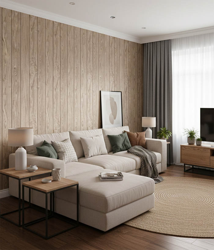 Tahta Ahşap Desen 16 M2 Duvar Kağıdı 390982