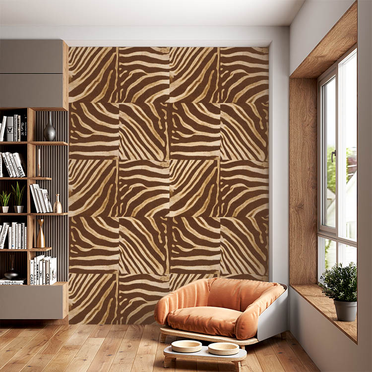 Zebra Desen Duvar Kağıdı 53244