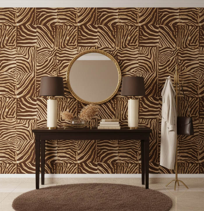 Zebra Desen Duvar Kağıdı 53244