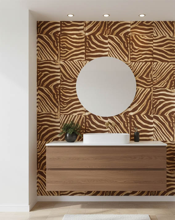 Zebra Desen Duvar Kağıdı 53244