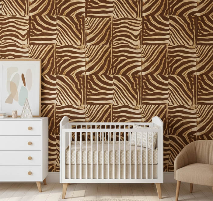 Zebra Desen Duvar Kağıdı 53244