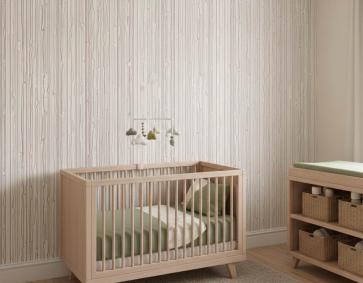 Bej Arka Plan Renkli Dikey Çizgi Duvar Kağıdı