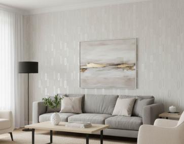 Geometrik Desen Kırık Beyaz  Duvar Kağıdı 111018