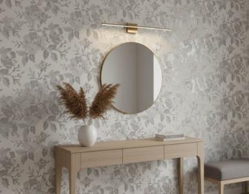 Gri Çiçek Desen Duvar Kağıdı 2934