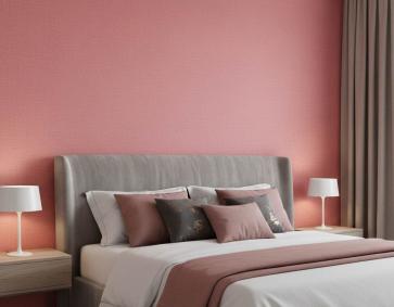 Kırmızı Çizgili Dokulu Hafif Simli 16 M2 Duvar Kağıdı 55236