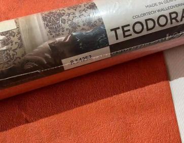 Kırmızı Parlak Sıva Desen Ucuz Duvar Kağıdı 54252