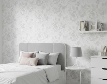 Krem Çiçek  Desen Duvar Kağıdı 2933