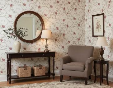 Krem Pembe Çiçek 16 M2 Duvar Kağıdı 92175