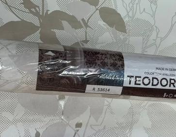 Krem Yaprak Desen Ucuz Duvar Kağıdı 53614