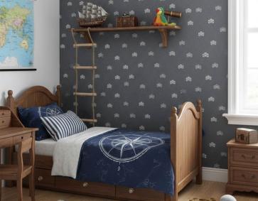 Kurukafa Desen Çocuk Odası Duvar Kağıdı Neon Duvar Kağıdı 