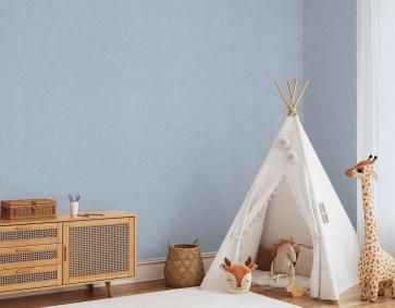 Mavi Dokulu Duvar Kağıdı 53055