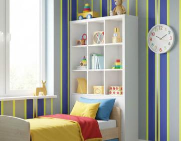 Mavi Yeşil Fosforlu Şerit Ucuz Duvar Kağıdı 78238