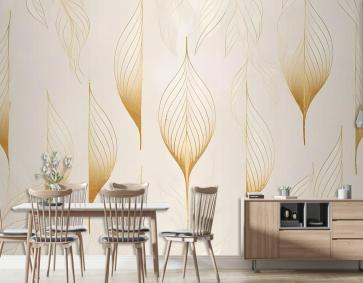 Boho Geometrik Sanat Çizgileri Duvar Kağıdı