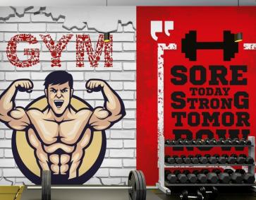 Bugün Ağrılı Yarın Güçlü Yazılı Duvar Kağıdı