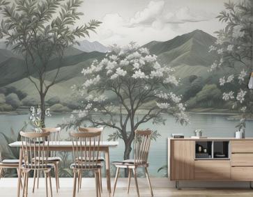 Rüya Gibi Tropikal Karanlık Orman Sahne Duvar Kağıdı