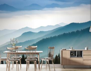 Sisli Dağlar Manzara Duvar Kağıdı 