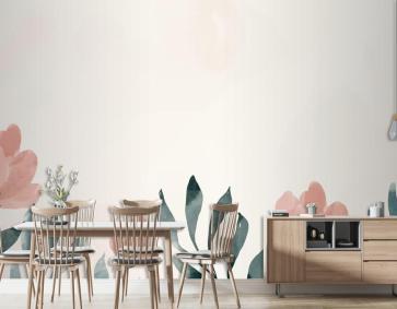 El Boyalı Suluboya Çiçek Arka Plan Duvar Kağıdı 