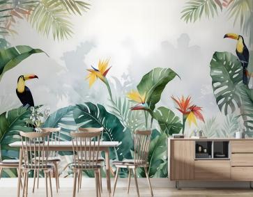 Tukanlar Ve Tropikal Yağmur Ormanları Duvar Kağıdı