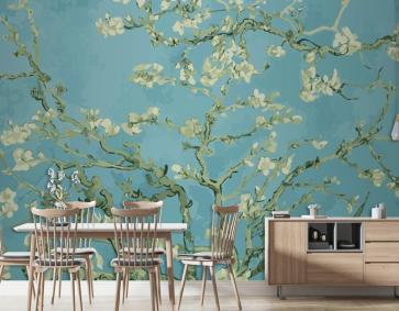 Van Gogh Badem Çiçeği Duvar Kağıdı