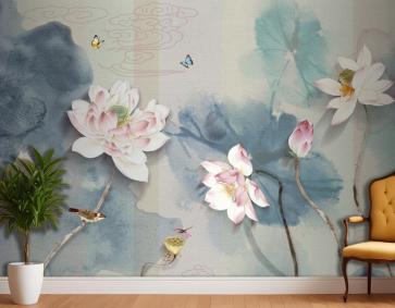 Çok Renkli Rustik Duvar Karosu Dekor Duvar Kağıdı Duvar