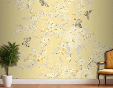 Tekstil Kumaş Tasarımları İçin Grafik Desen Duvar Kağıdı