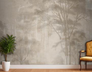 Sisli Orman Vintage Duvar Kağıdı