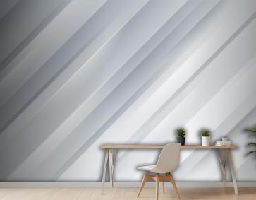 Parlak Ve Gölge Çizgili Zarif Beyaz Arka Plan Ofis Duvar Kağıdı