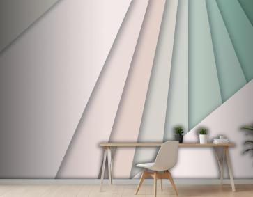 Kağıt Stili Soyut Ofis Duvar Kağıdı