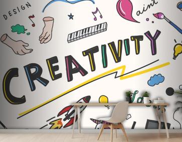 Yaratıcılık Ve Yenilik Konsepti Ofis Duvar Kağıdı