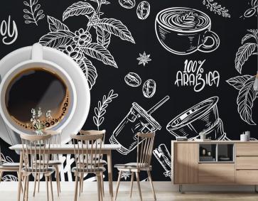 Arap Kahvesi Cafe Duvar Kağıdı