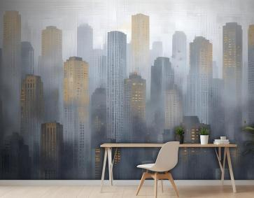 Şehir Silueti Duvar Kağıdı 