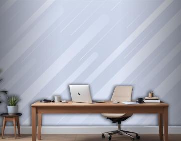 Degrade Beyaz Tek Renkli Arka Plan Ofis Duvar Kağıdı 