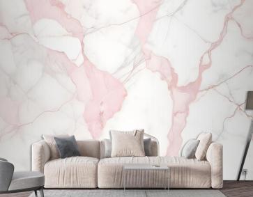 Soyut Pembe Mermer Taş Sanatı Duvar Kağıdı 