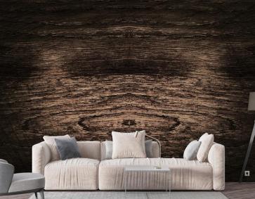 Ahşap Desenli Koyu Duvar Kağıdı