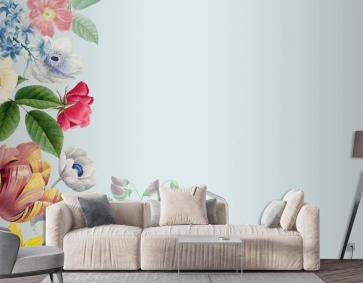 Boş Çiçek Kopya Alanı Duvar Kağıdı