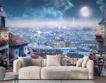 Gece Şehir Manzarası Duvar Kağıdı