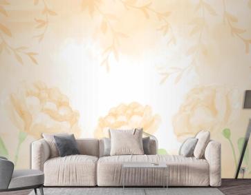 El Boyalı Suluboya Doğa Arka Plan Duvar Kağıdı 