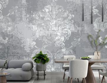 Barok Süsleme Lüks Suluboya Trend Doku Vintage Duvar Kağıdı